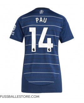 Günstige Aston Villa Pau Torres #14 3rd trikot Damen 2024-25 Kurzarm
